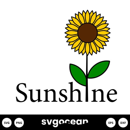 You Are My Sunshine Sunflower SVG - Svg Ocean