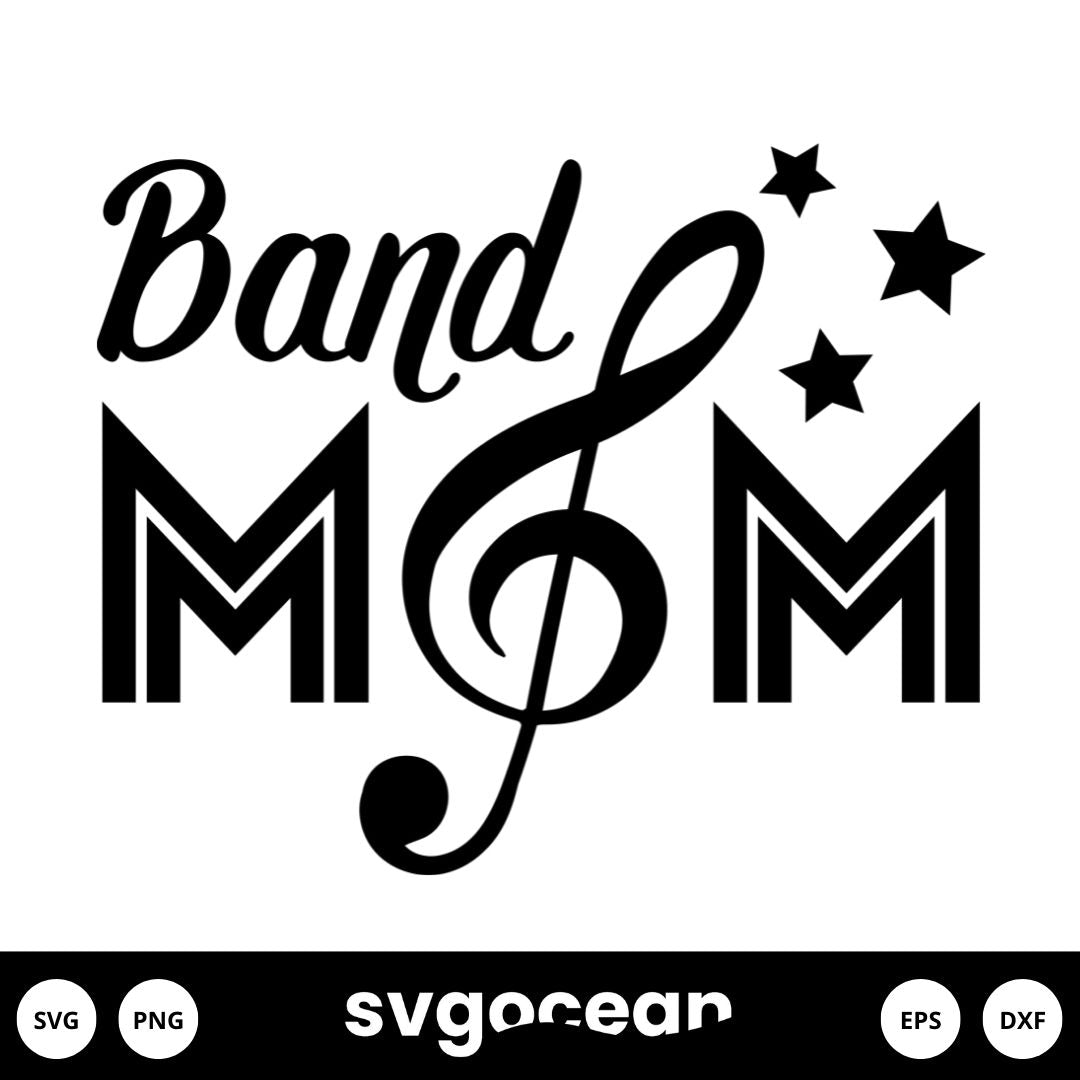 Band Mom SVG vector for instant download - Svg Ocean — svgocean