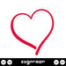 Cute Heart SVG - Svg Ocean
