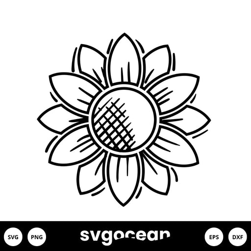 Cricut Sunflower Svg - Svg Ocean