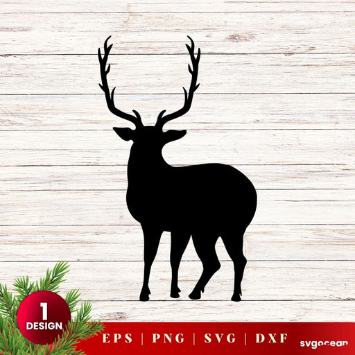 Christmas Deer Decor - Svg Ocean