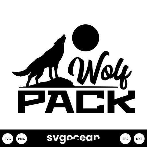 Wolf Pack Svg - Svg Ocean