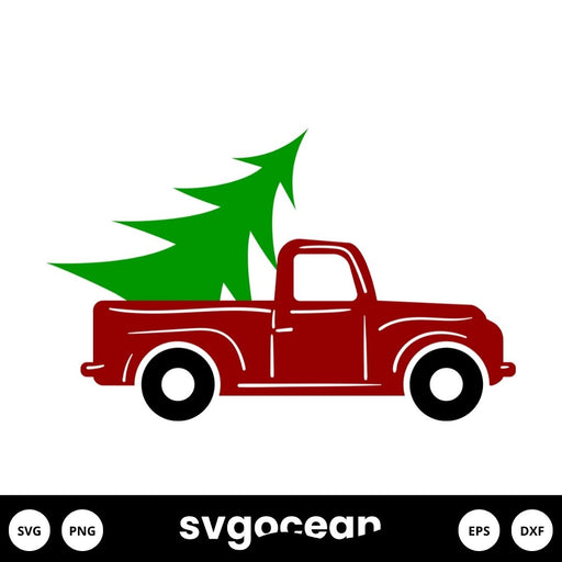 Christmas Truck Svg Free - Svg Ocean