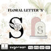 Botanical Letter S SVG - Svg Ocean