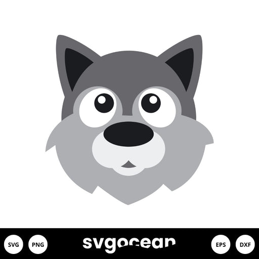 Wolf Head Svg - Svg Ocean