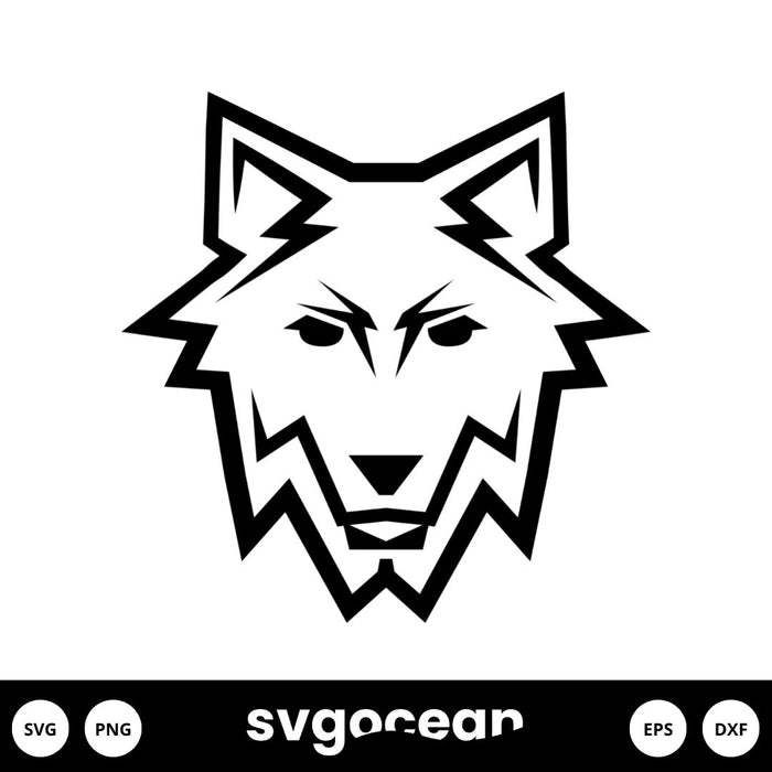 Wolf Svg - Svg Ocean