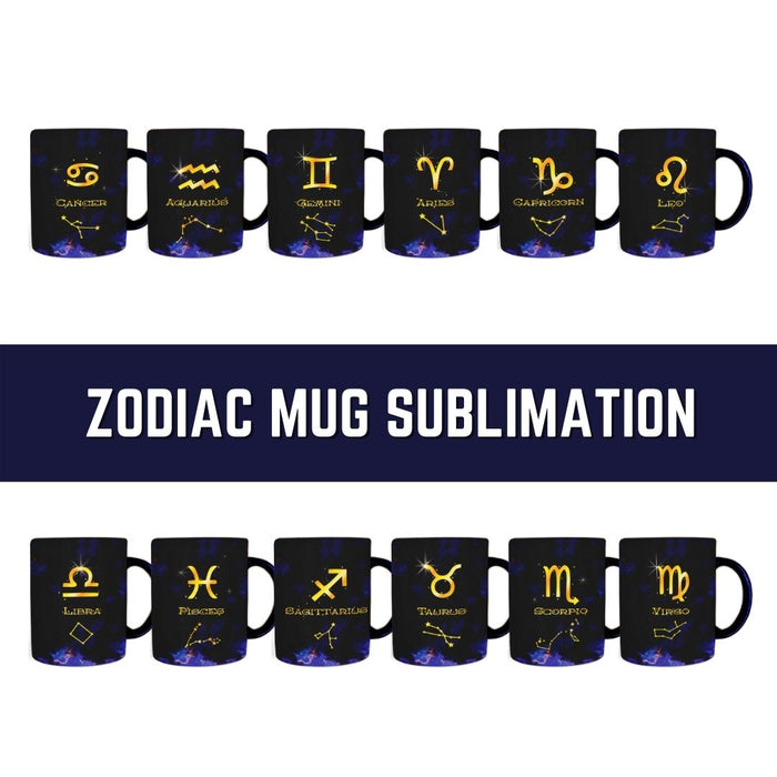 Zodiac Mug Sublimation - Svg Ocean