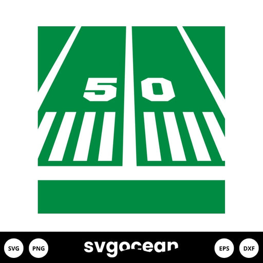 American Football Field SVG - Svg Ocean