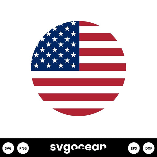 US Flag SVG Free - Svg Ocean