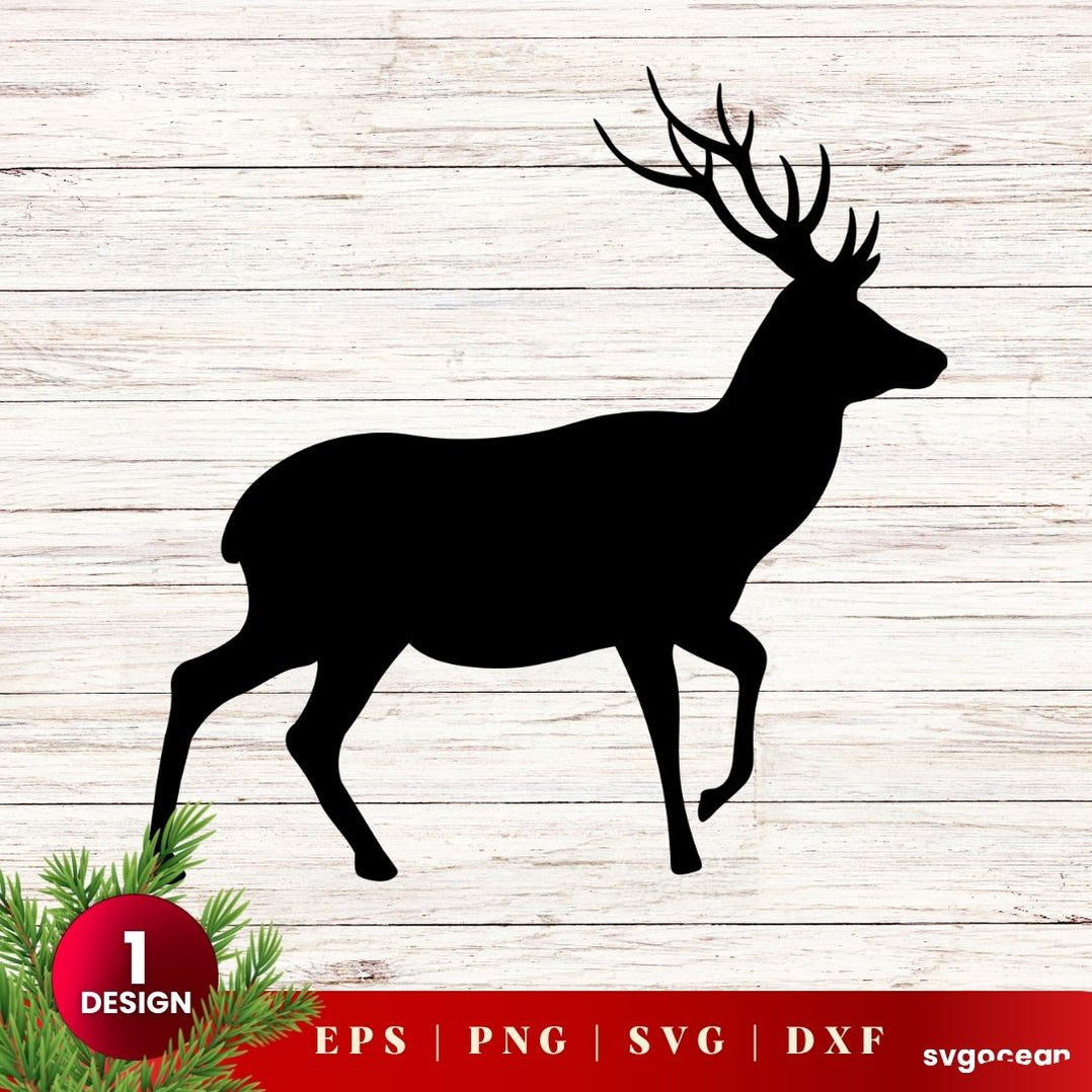 Reindeer Svg Bundle vector for instant download - Svg Ocean — svgocean