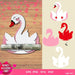 3D Swan Money Holder SVG - svgocean