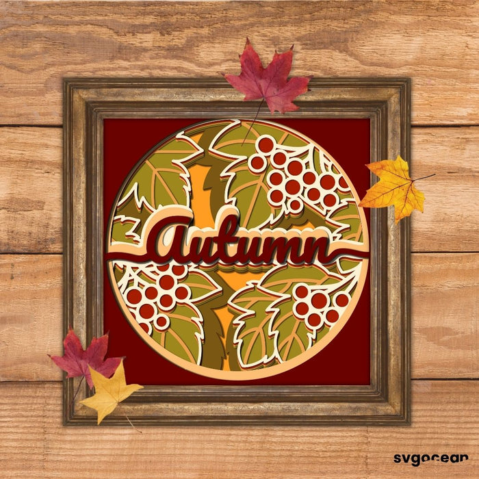 Fall Shadow Sign Fall Shadow Box Svg Bundle vector for instant download - Svg Ocean ...