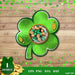St Patrick's Day Shamrock Candy Dome SVG - svgocean