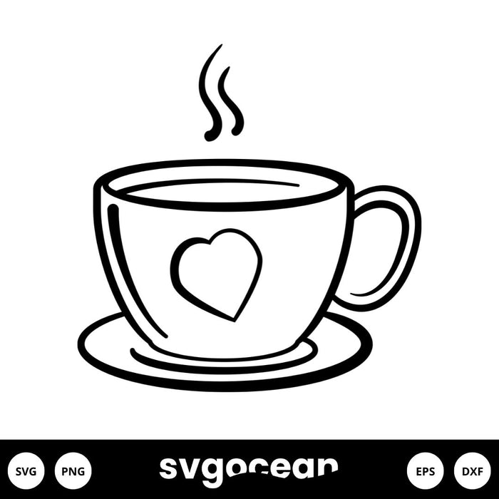 Coffee Warms the Soul Svg/png/dxf/eps/pdf Coffee Svg Coffee 