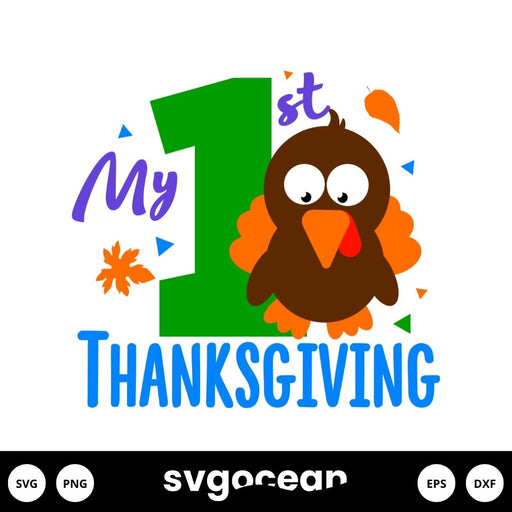 My First Thanksgiving Svg - Svg Ocean