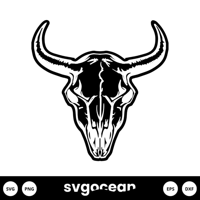 Cow Skull SVG - Svg Ocean