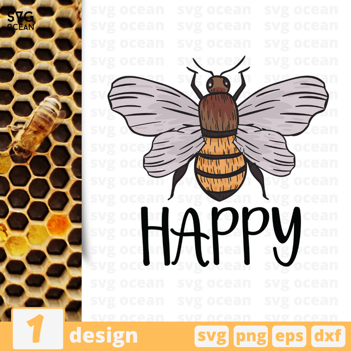 Free Bee quote svg