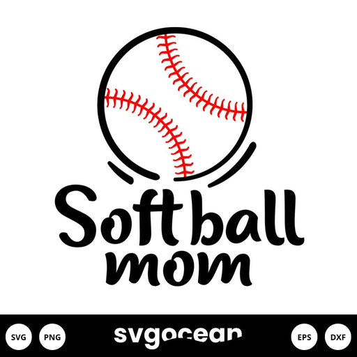 Softball Mom SVG Free - Svg Ocean