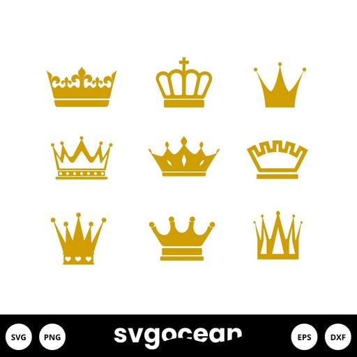 Crowns SVG Free - Svg Ocean