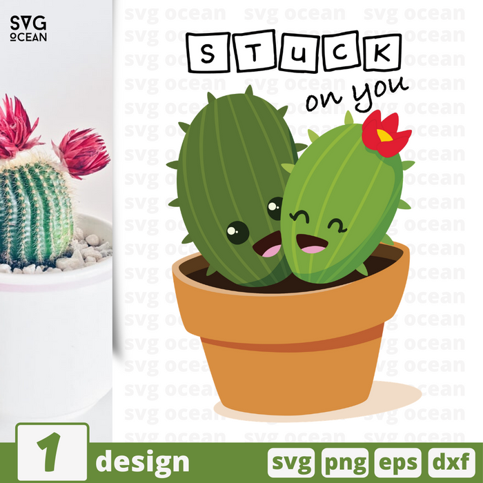 Free Stuck on you quote SVG printable cut file Stuck on you svg