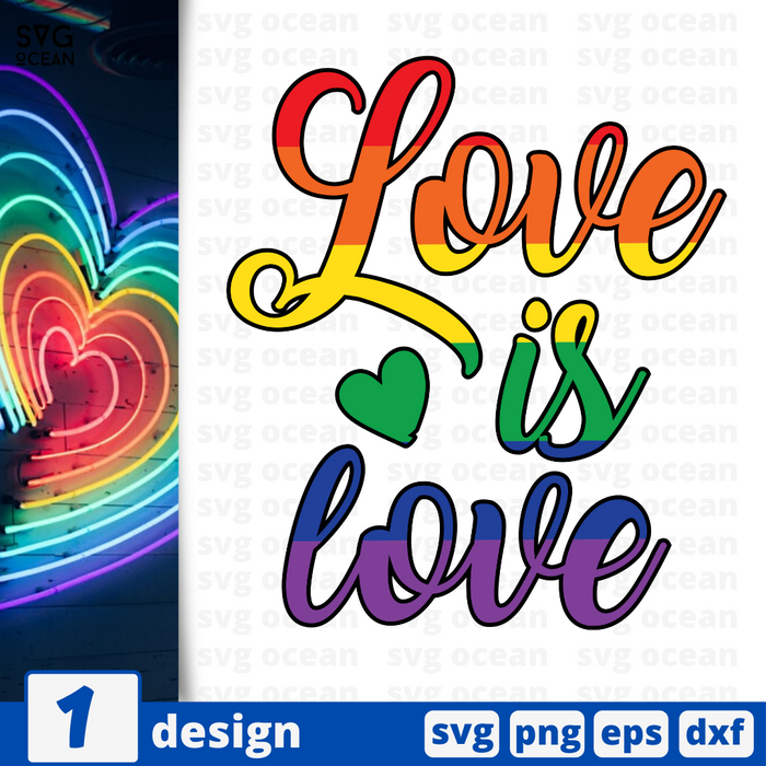 Love is love SVG vector bundle - Svg Ocean