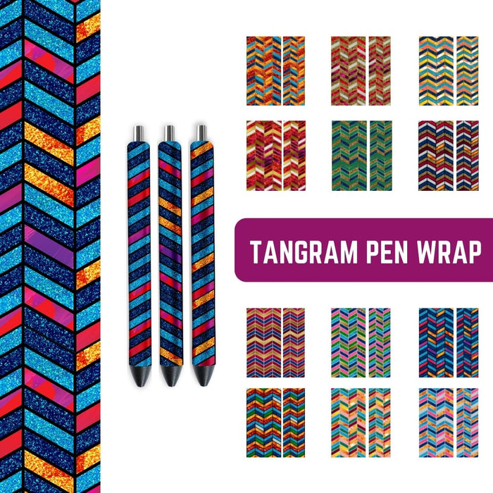 Tangram Pen Sublimation - Svg Ocean