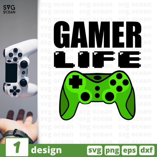 Gamer Life SVG vector bundle - Svg Ocean