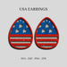 Veterans Day Earrings SVG - Svg Ocean