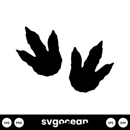 Dinosaur Footprint SVG - Svg Ocean