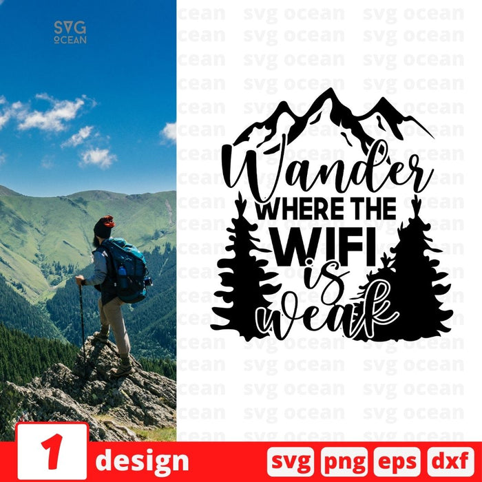 Wander where the wifi is weak