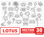 Lotus outline svg