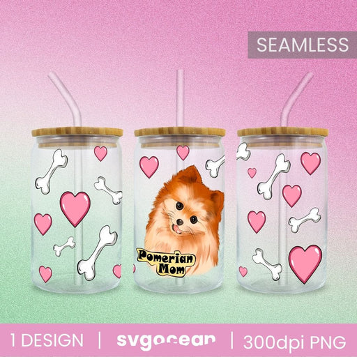 Pomeranian Can Glass PNG - Svg Ocean