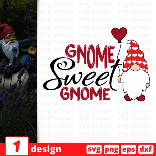 Gnome Sweet Gnome SVG vector bundle - Svg Ocean