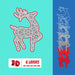 Christmas Deer 3 3D Layered SVG Cut File - Svg Ocean