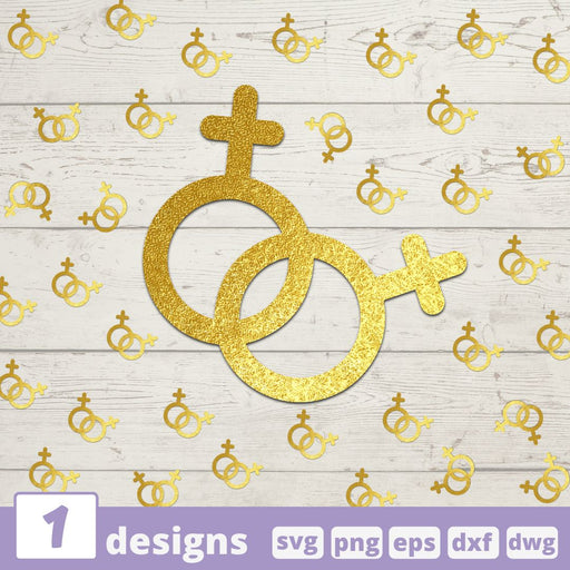 Lesbian Confetti SVG - Svg Ocean