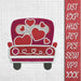 FREE Valentines Day Truck Embroidery Designs - Svg Ocean