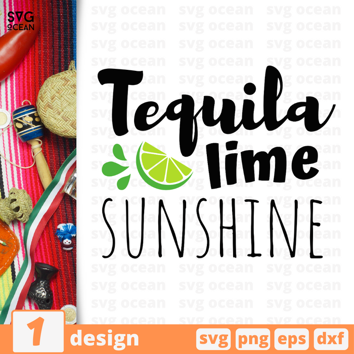 Tequila lime sunshine SVG vector bundle - Svg Ocean