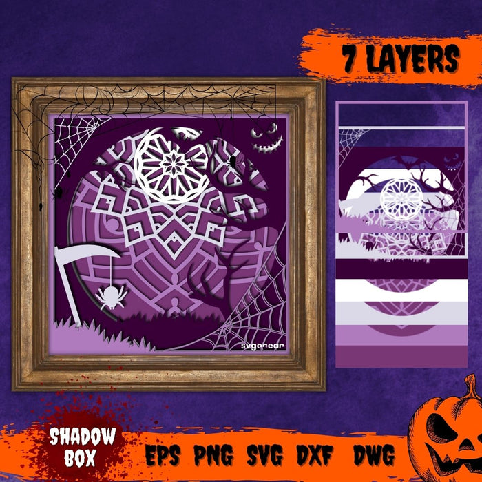 Halloween Shadow Box Svg Bundle - Svg Ocean