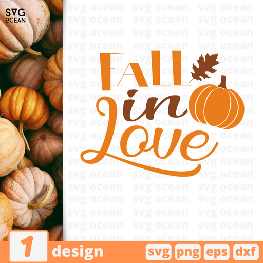 Fall in love SVG vector bundle - Svg Ocean