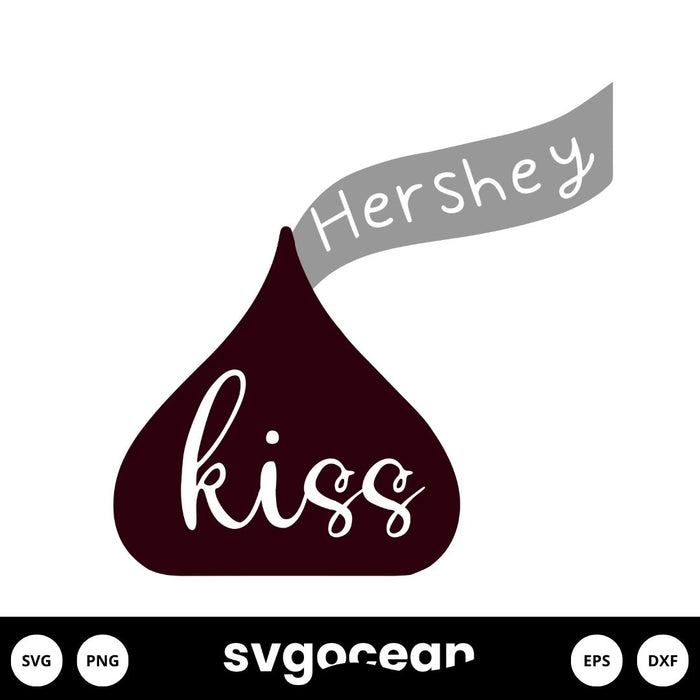 Hershey Kiss Svg - Svg Ocean