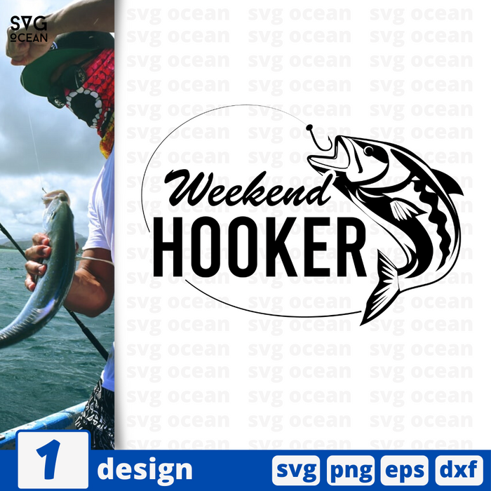 Weekend hooker svg,Fishing SVG Bundle, Fishing SVG, Fishing