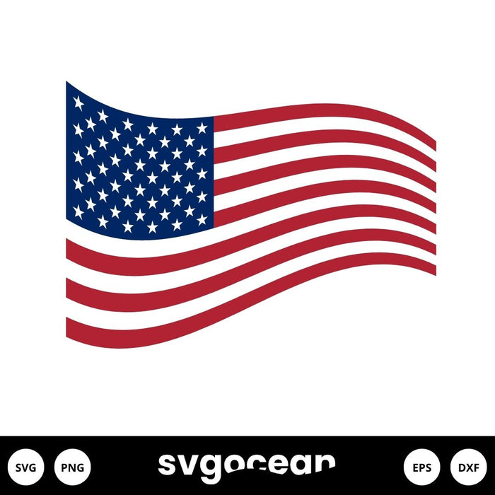 USA Flag SVG - Svg Ocean