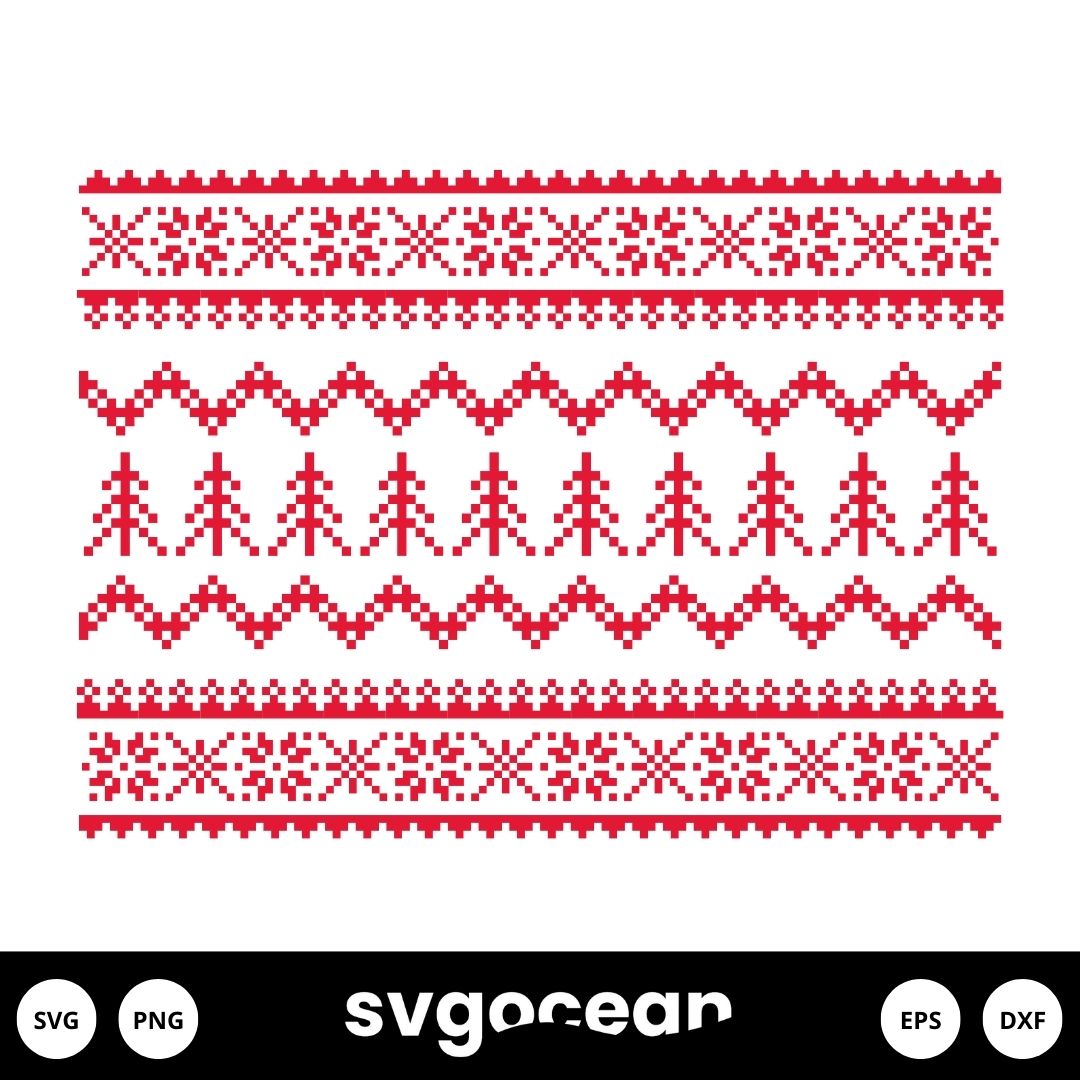 Christmas Sweater Svg vector for instant download - Svg Ocean — svgocean
