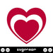 3 Hearts SVG - Svg Ocean