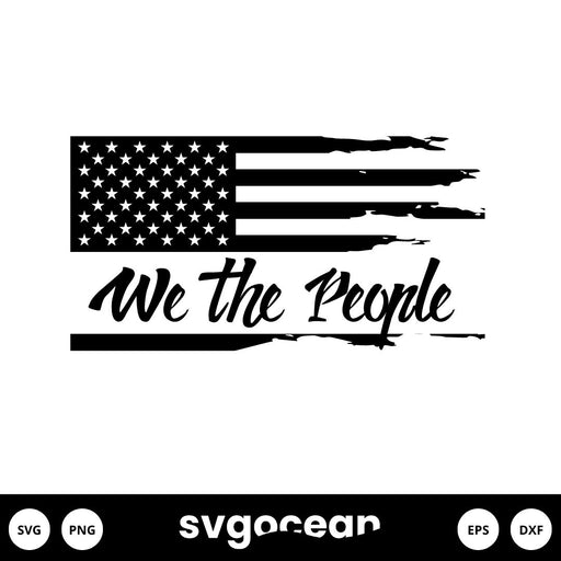 We The People Flag SVG - Svg Ocean