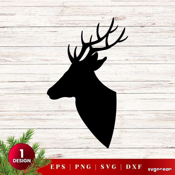 Reindeer Scene - Svg Ocean