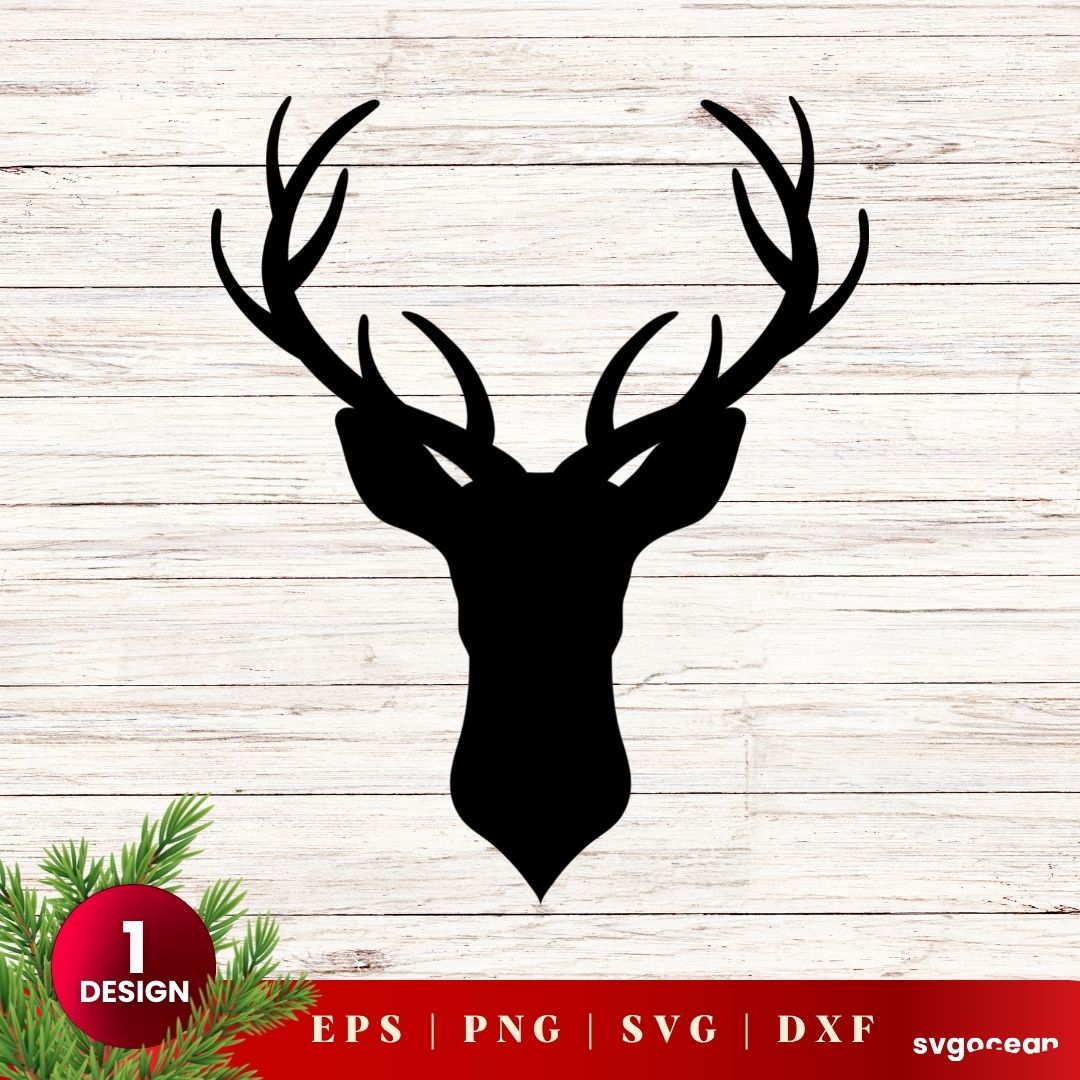 Reindeer Svg vector for instant download - Svg Ocean — svgocean