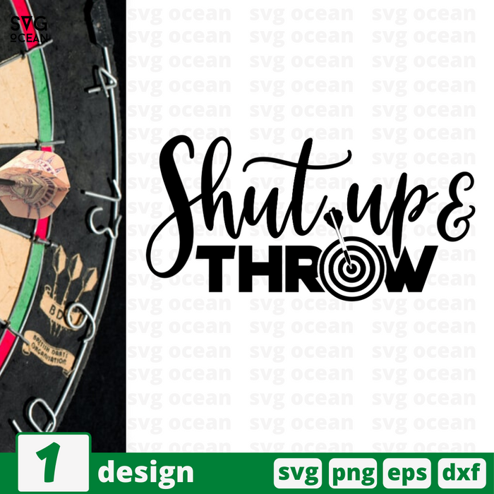 Shut up & throw SVG vector bundle - Svg Ocean