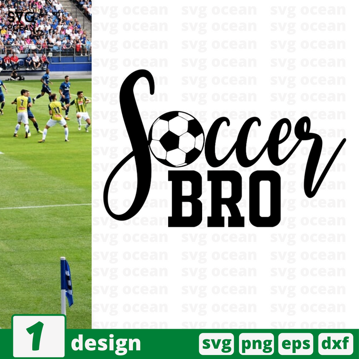 Soccer bro SVG vector bundle - Svg Ocean