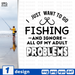 I just  want to go fishing SVG vector bundle - Svg Ocean